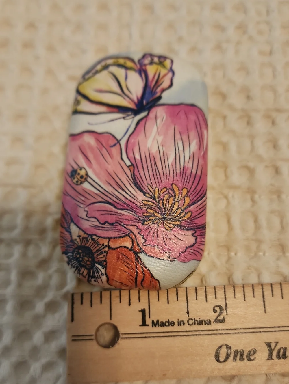 Brighton Bloom Baby Bloom Contacts Earpods Case Pink Butterfly Floral